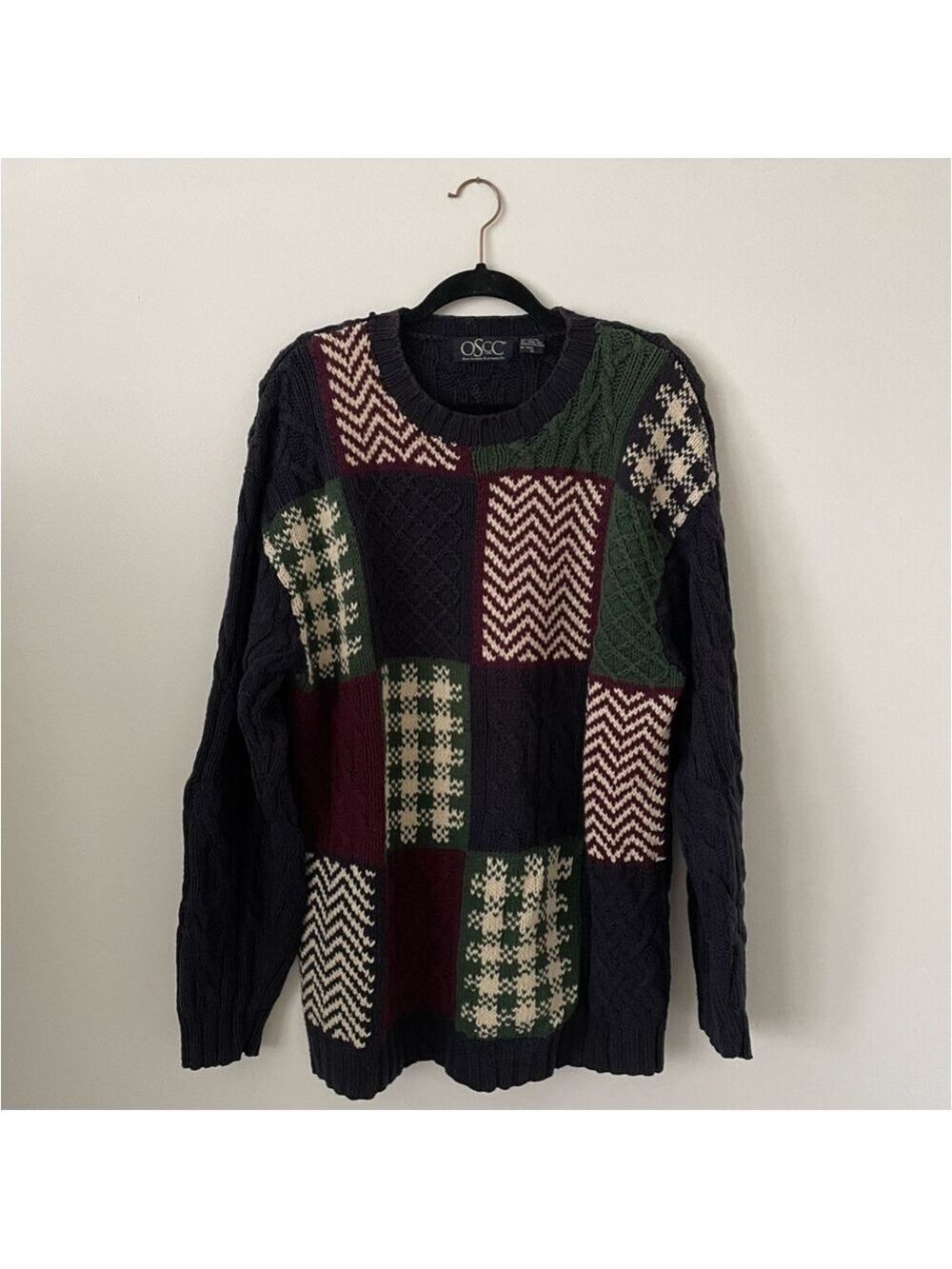 Harold’s OSCC Patchwork Knit Sweater